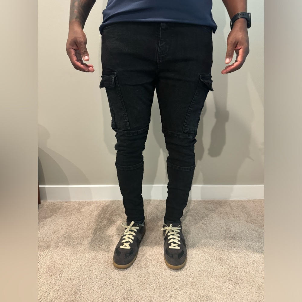 Zara Skinny Cargo Jeans